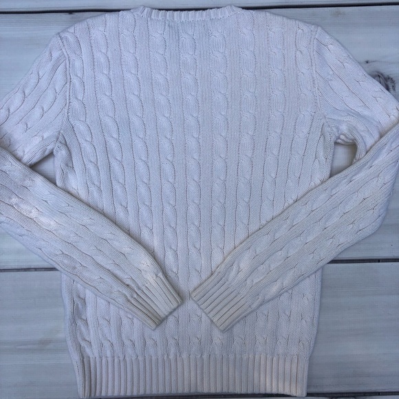 RALPH LAUREN CREAM COLORED WOMENS SWEATER - Picture 5 of 6